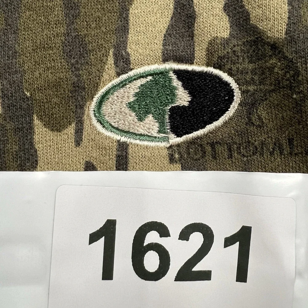 Mossy Oak Sweatpants Mens M Green Brown Cotton Mill Vintage Joggers Pockets
